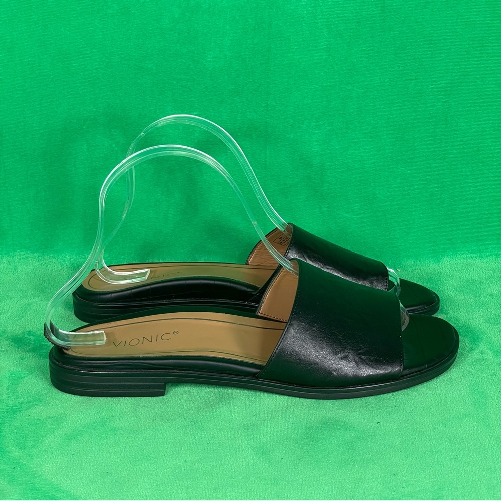 Vionic Women’s Demi Slip On Slides Black Sz 8